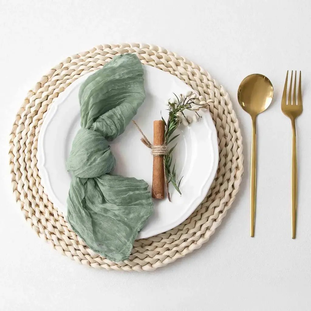 Serviette vert sauge 